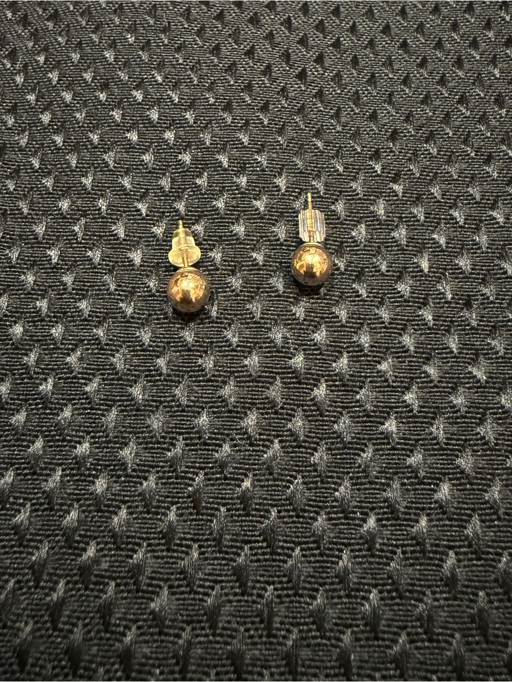 Rose Gold Colored Ball Stud Earrings
